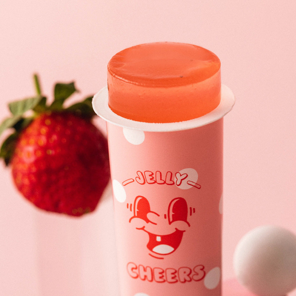 CheersJelly Low-Calorie Konjac Jelly【Strawberry Cranberry 3 boxes】