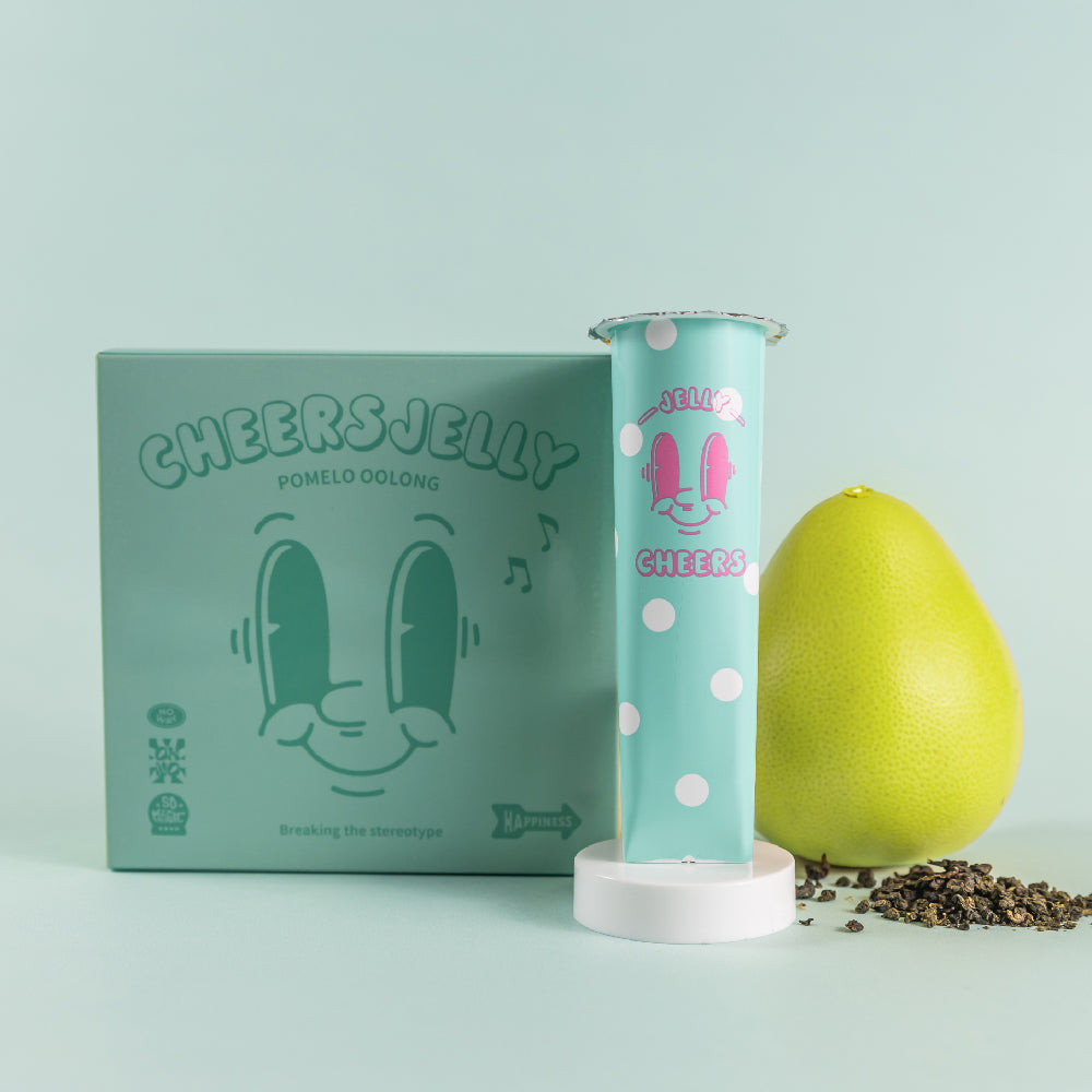 CheersJelly Low-Calorie Konjac Jelly【Pomelo Oolong 3 boxes】