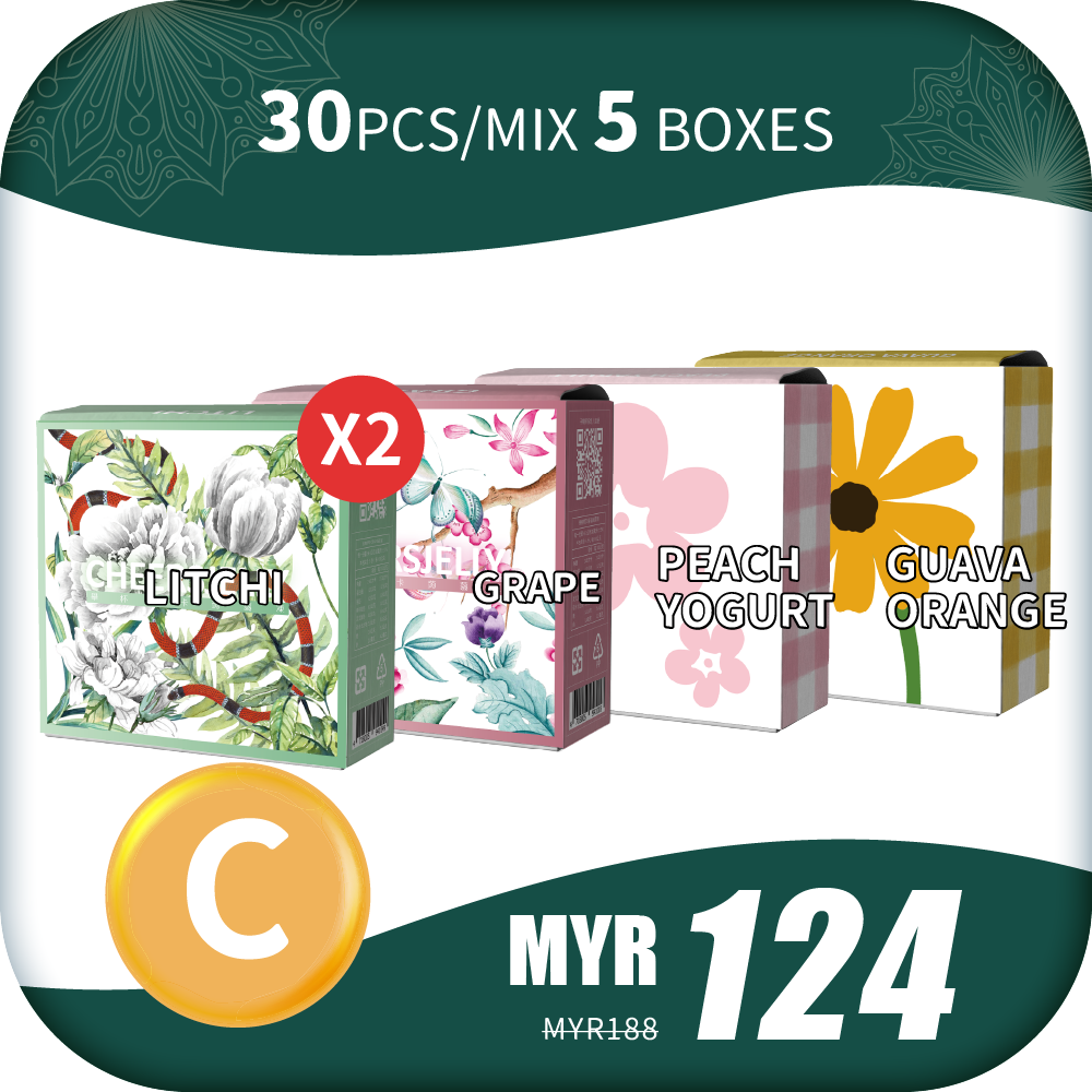 CheersJelly Low-Calorie Konjac Jelly 【Selamat Hari Raya C】30pcs/Mix 5 boxes