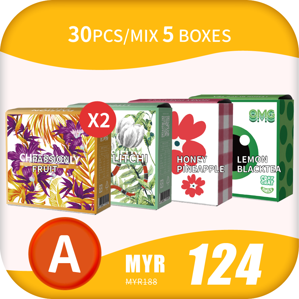 CheersJelly Low-Calorie Konjac Jelly 【Mid-Year Sales A】30pcs/Mix 5 boxes