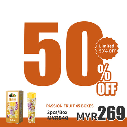 CheersJelly Low-Calorie Konjac Jelly【Passion Fruit 45 boxes】2pcs/1box