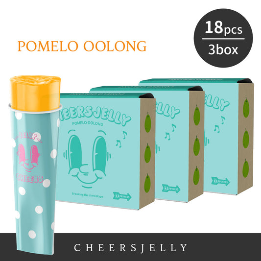 CheersJelly Low-Calorie Konjac Jelly【Pomelo Oolong  3 boxes】