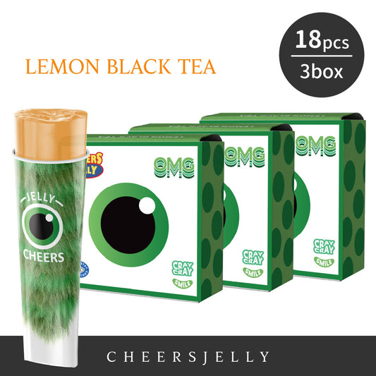 CheersJelly Low-Calorie Konjac Jelly【Lemon Black Tea  3 boxes】