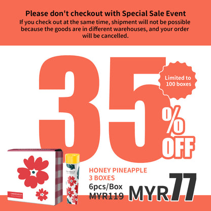 CheersJelly Low-Calorie Konjac Jelly【Honey Pineapple  3 boxes】