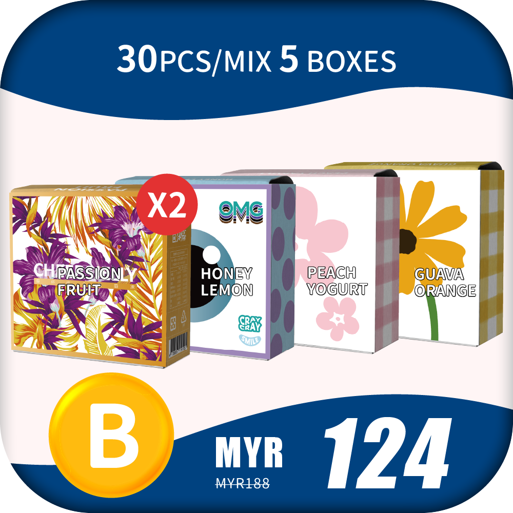 CheersJelly Low-Calorie Konjac Jelly 【Mid-autumn B】30pcs/Mix 5 boxes